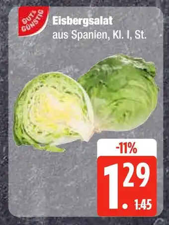 Edeka Gut&günstig eisbergsalat Angebot