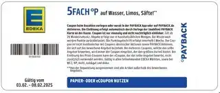 Edeka Edeka 5fach °p auf wasser, limos, säfte! Angebot