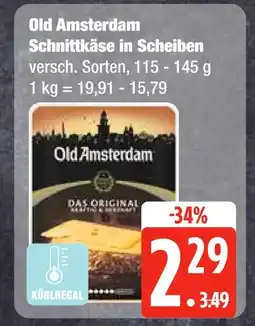 Edeka Old amsterdam schnittkäse in scheiben Angebot