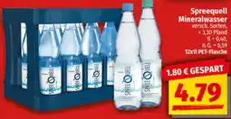 nah & gut Spreequell Mineralwasser Angebot