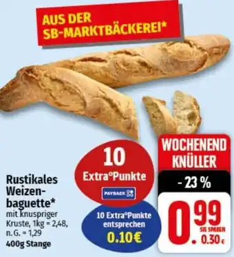 nah & gut Rustikales Weizenbaguette Angebot