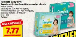 nah & gut Pampers baby-dry, Premium-Protection-Windeln oder Pants Angebot