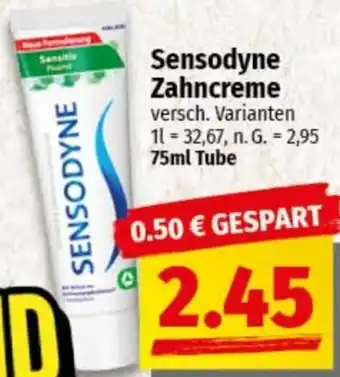 nah & gut Sensodyne Zahncreme Angebot