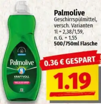 nah & gut Palmolive Geschirrspülmittel Angebot