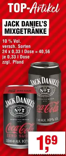 Handelshof Jack daniel's mixgetränke Angebot