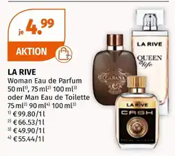 Müller La rive woman eau de parfum oder man eau de toilette Angebot