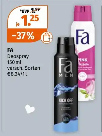 Müller Fa deospray Angebot