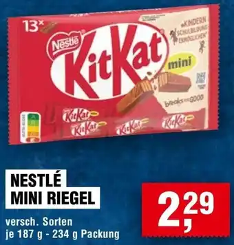 Handelshof Nestlé mini riegel Angebot