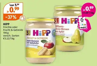 Müller Hipp apfel-banane mit babykeks Angebot