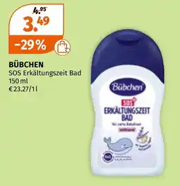 Müller Bübchen sos erkältungszeit bad Angebot