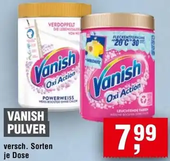 Handelshof Vanish pulver Angebot