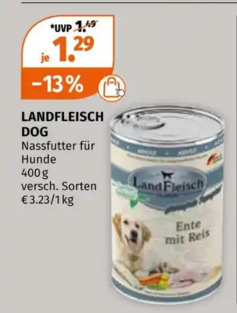 Müller Landfleisch dog nassfutter für hunde Angebot