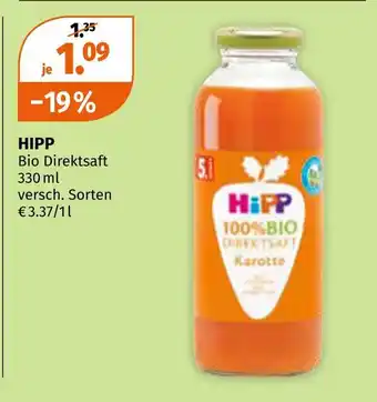 Müller Hipp bio direktsaft Angebot