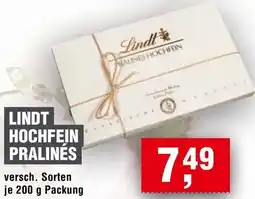 Handelshof Lindt hochfein pralinės Angebot