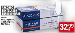 Handelshof Arcoroc sektgläser serie mineral Angebot