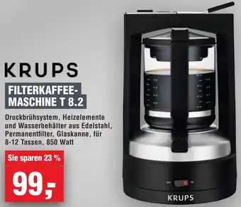 Handelshof Krups filterkaffeemaschine T 8.2 Angebot