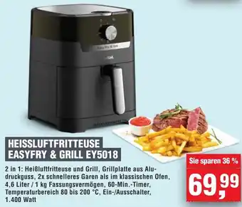 Handelshof Tefal heissluftfritteuse easyfry & grill ey5018 Angebot