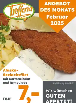 Globus Baumarkt Alaska- Seelachsfilet mit Kartoffelsalat und Remoulade Angebot