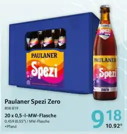 Selgros Paulaner Spezi Zero Angebot