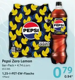 Selgros Pepsi Zero Lemon Angebot