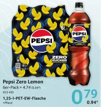 Selgros Pepsi Zero Lemon Angebot