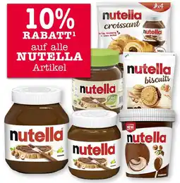 E-Center Nutella 10% rabatt Angebot