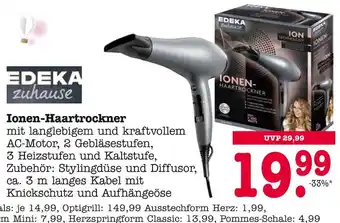 E-Center Edeka zuhause ionen-haartrockner Angebot