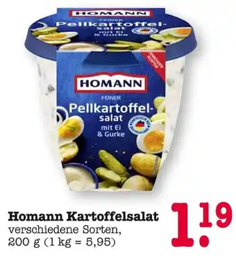 E-Center Homann kartoffelsalat Angebot