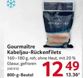 Selgros Gourmaître Kabeljau-Rückenfilets Angebot