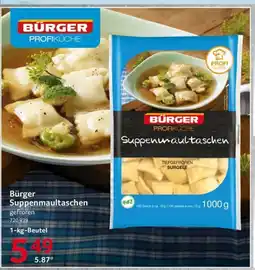 Selgros Bürger Suppenmaultaschen Angebot