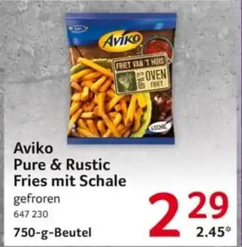 Selgros Aviko Pure & Rustic Fries mit Schale Angebot