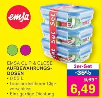 KODi EMSA CLIP & CLOSE AUFBEWAHRUNGSDOSEN Angebot