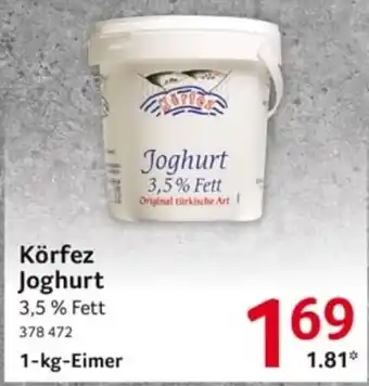 Selgros Körfez Joghurt Angebot