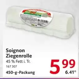 Selgros Soignon Ziegenrolle Angebot