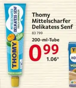 Selgros Thomy Mittelscharfer Delikatess Senf Angebot