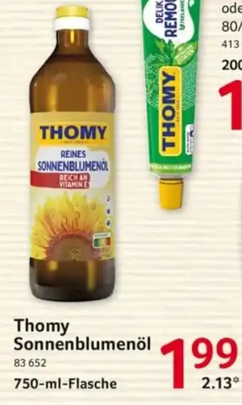 Selgros Thomy Sonnenblumenöl Angebot