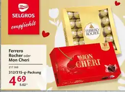 Selgros Ferrero Rocher oder Mon Cheri Angebot