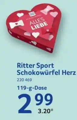 Selgros Ritter Sport Schokowürfel Herz Angebot