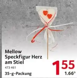 Selgros Mellow Speckfigur Herz am Stiel Angebot