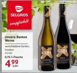 Selgros Unsere Besten Weine Angebot