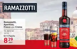 Selgros Ramazzotti, Aperitivo, Fresco oder Crema Angebot