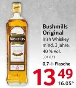 Selgros Bushmills Original Irish Whiskey mind. 3 Jahre, 40% Vol. Angebot