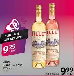 Selgros Lillet Blanc oder Rosé Angebot