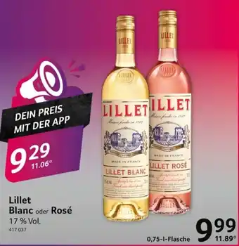 Selgros Lillet Blanc oder Rosé Angebot