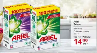 Selgros Ariel Pulver Angebot