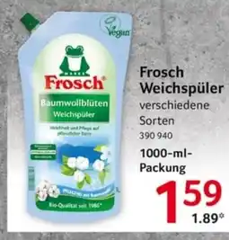 Selgros Frosch Weichspüler Angebot