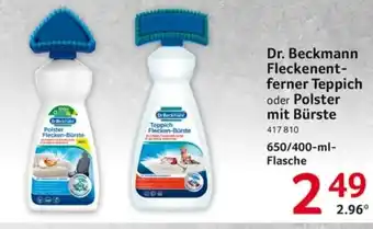 Selgros Dr. Beckmann Fleckenent- ferner Teppich oder Polster mit Bürste Angebot