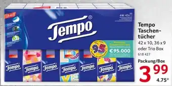 Selgros Tempo Taschentücher Angebot