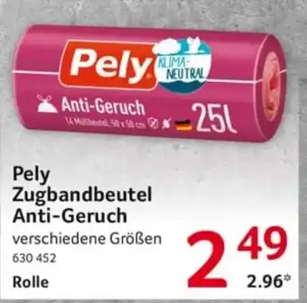 Selgros Pely Zugbandbeutel Anti-Geruch Angebot