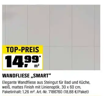 OBI WANDFLIESE„,SMART" Angebot